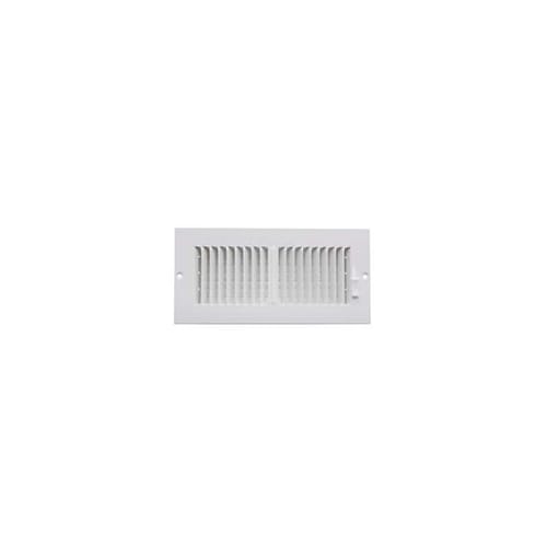 Rejilla de Ventilación para Techo y Pared PROSELECT®, Doble Flujo de Ventilación, Uso Residencial, 14 x 4 in, Acero Blanco